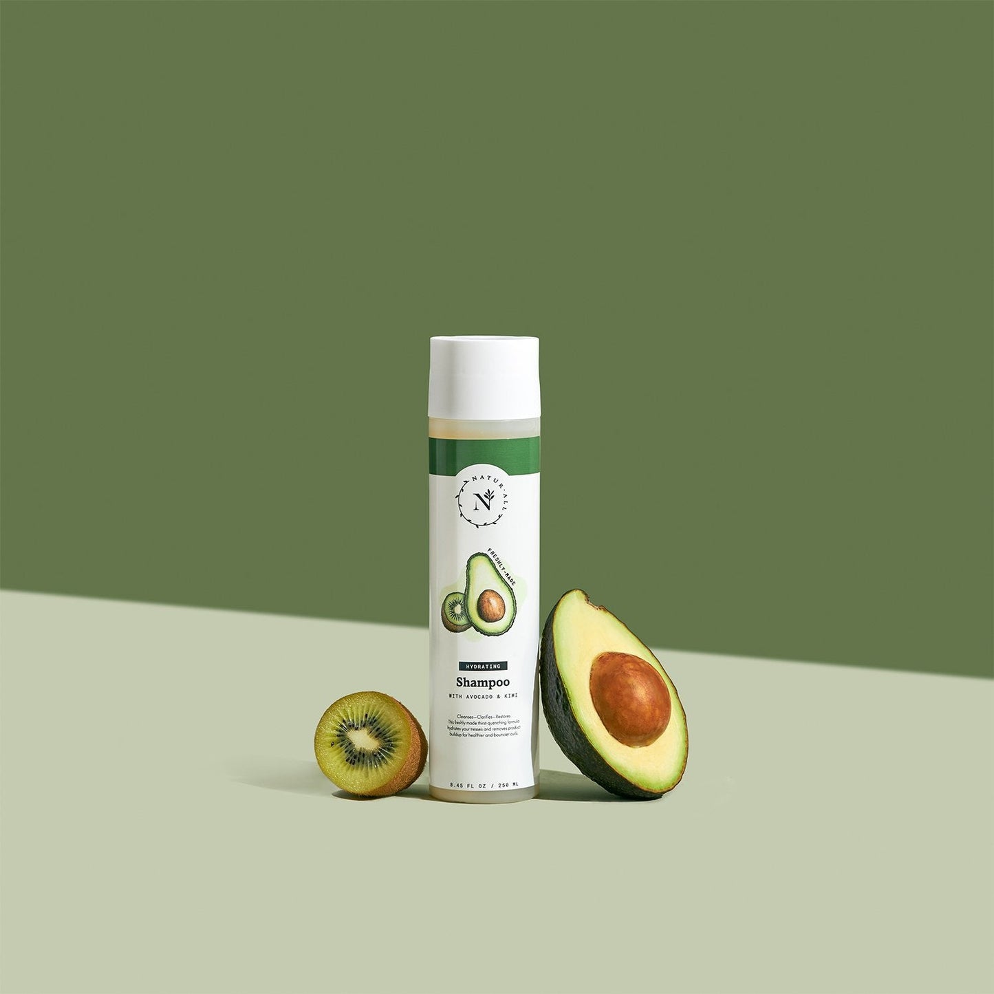 Hydrating Avocado Kiwi Shampoo Sulfate-Free Hydrating Shampoo NaturAll