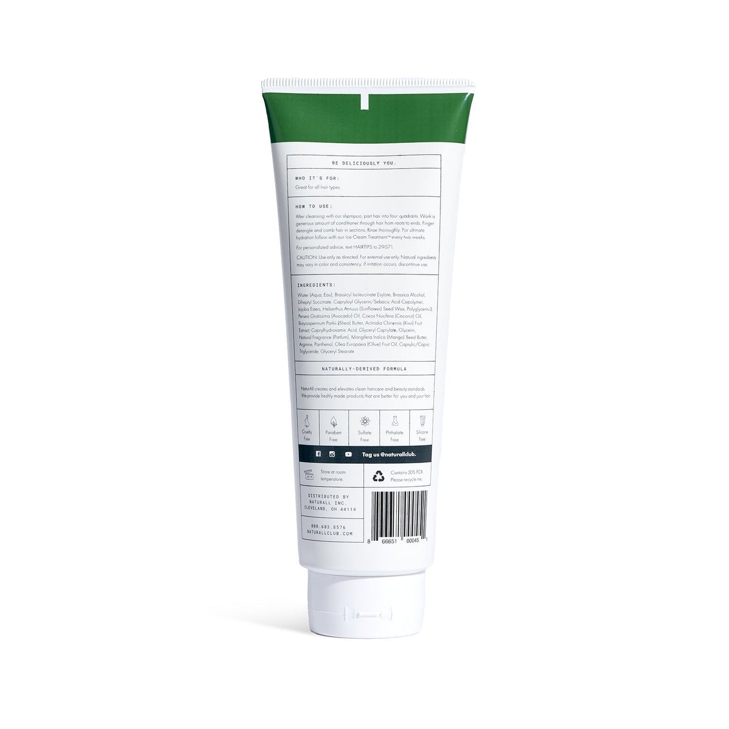 Hydrating Avocado Oil Kiwi Extract Conditioner NaturAll