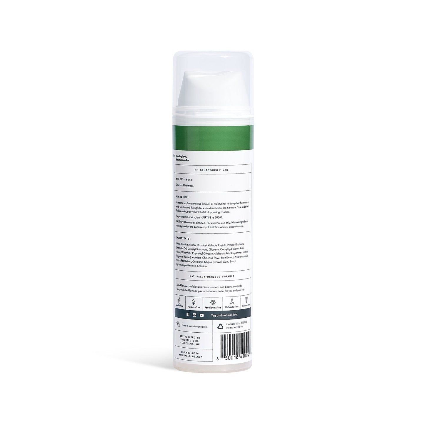 Hydrating Moisturizer Lightweight Hair Moisturizer NaturAll