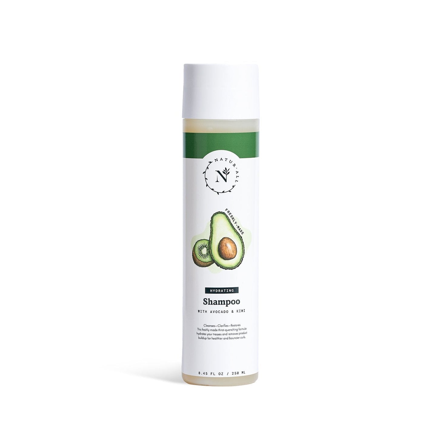 Hydrating Avocado Kiwi Shampoo Sulfate-Free Hydrating Shampoo NaturAll