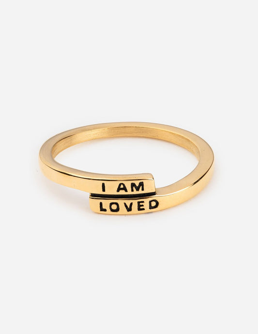 I Am Loved Ring Affirmation Band Elevated Faith