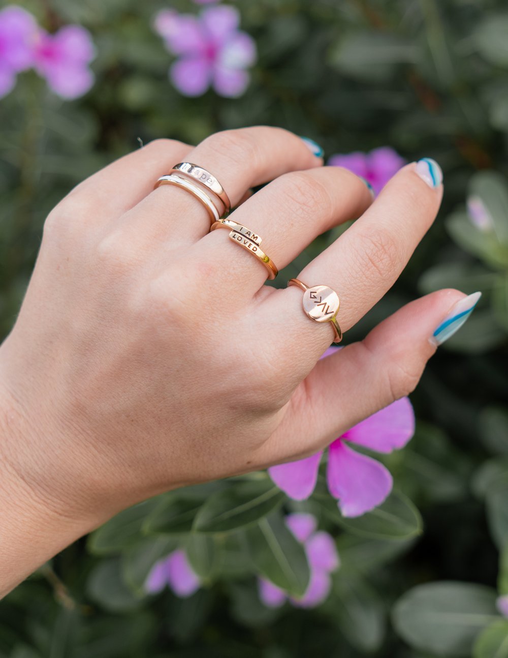 I Am Loved Ring Affirmation Band Elevated Faith