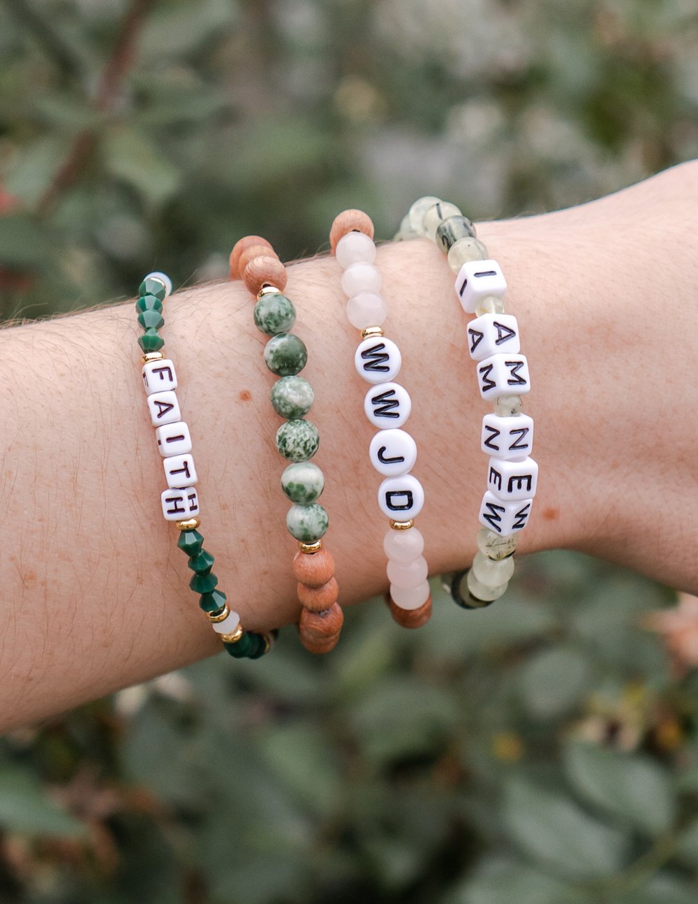 New Letter Bracelet Inspirational Jewelry Elevated Faith