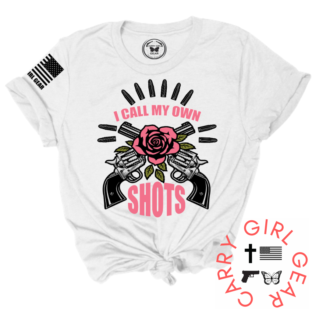 I CALL MY OWN SHOTS True to Size Women's and Unisex Cut Tee