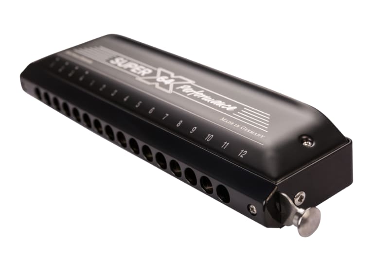 Chromatic Slide Harmonica Key of C Super 64x Performance Harmonica Hohner