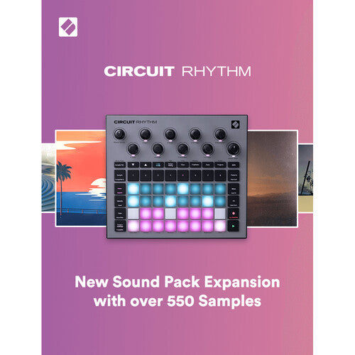 Novation Circuit Rhythm Portable Groovebox and Standalone Sampler
