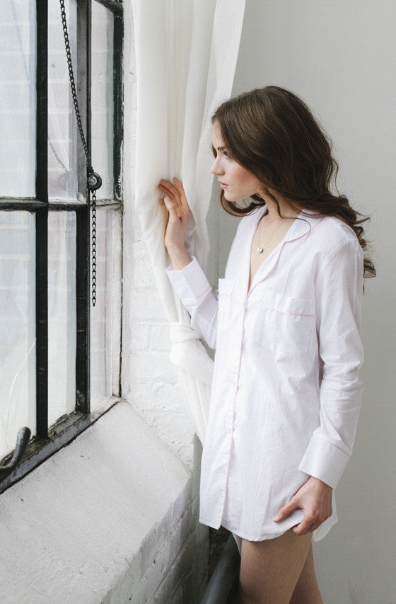 Classic Woven Cotton Sleep Shirt