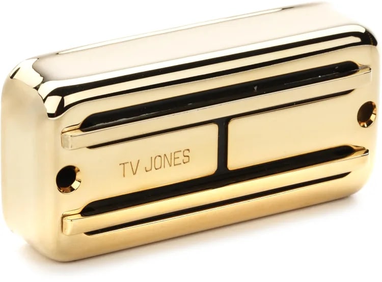 TV Jones Super'Tron Neck Humbucker Pickup - Gold - New