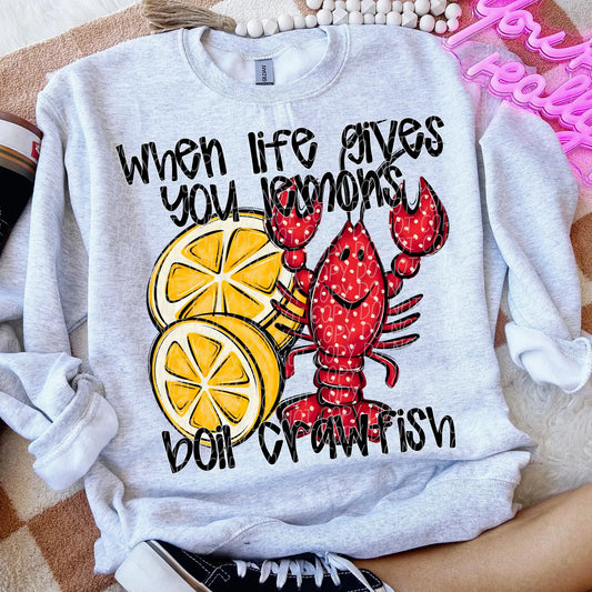 Boil Crawfish Tee or Sweatshirt Casual Shirt Gunpowder and Lace Boutique Nac