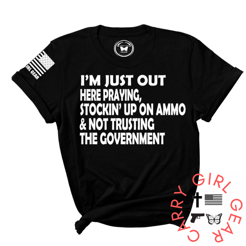 I'm Just Out Here Tee True to Size Lightweight Cotton Tee