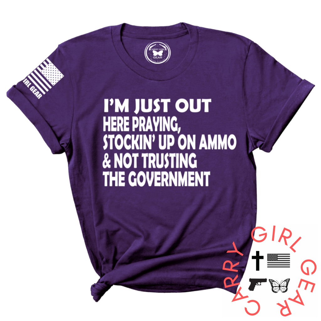 I'm Just Out Here Tee True to Size Lightweight Cotton Tee
