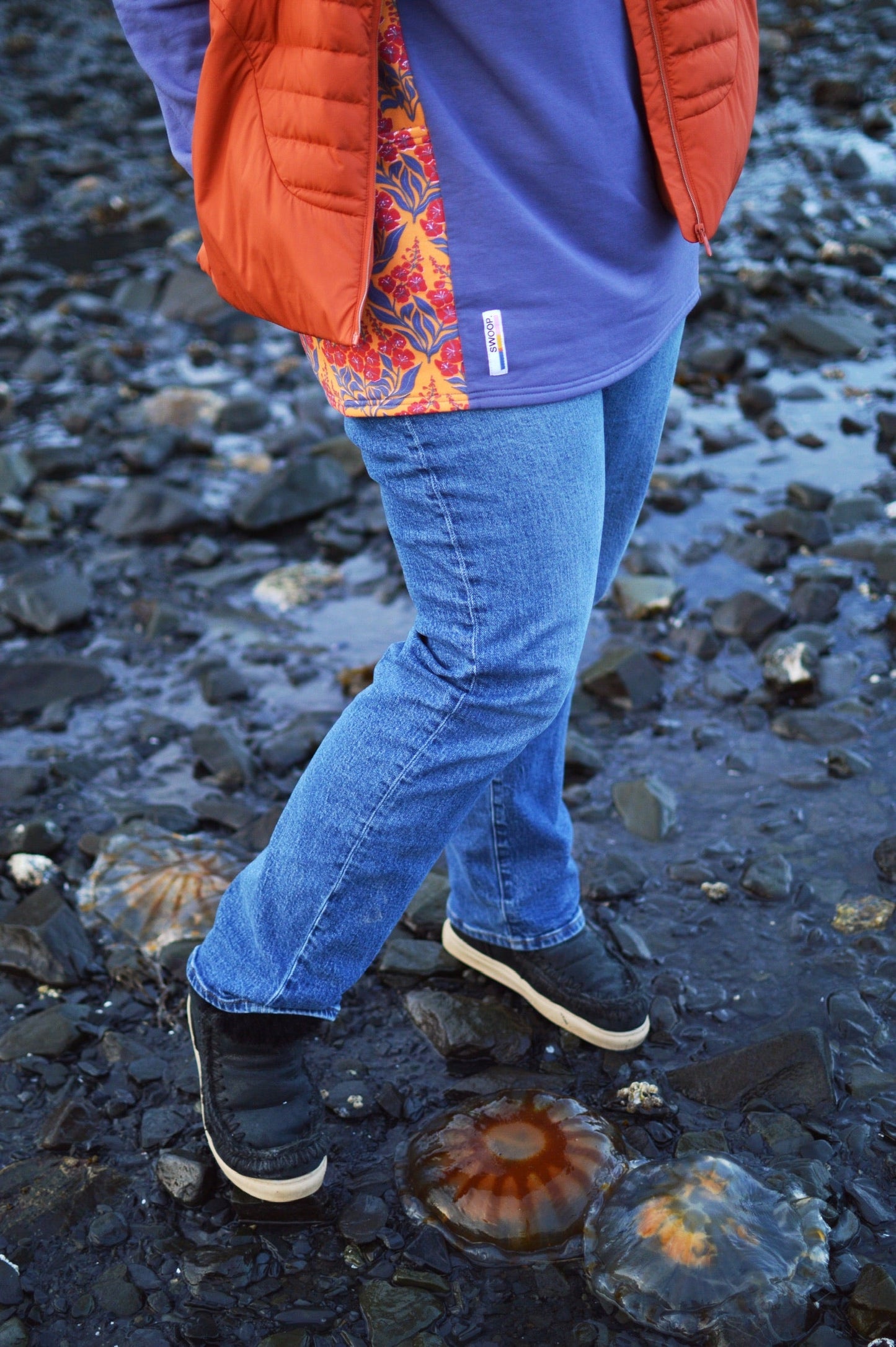 Fireweed Glow Soft Fabric Tunic