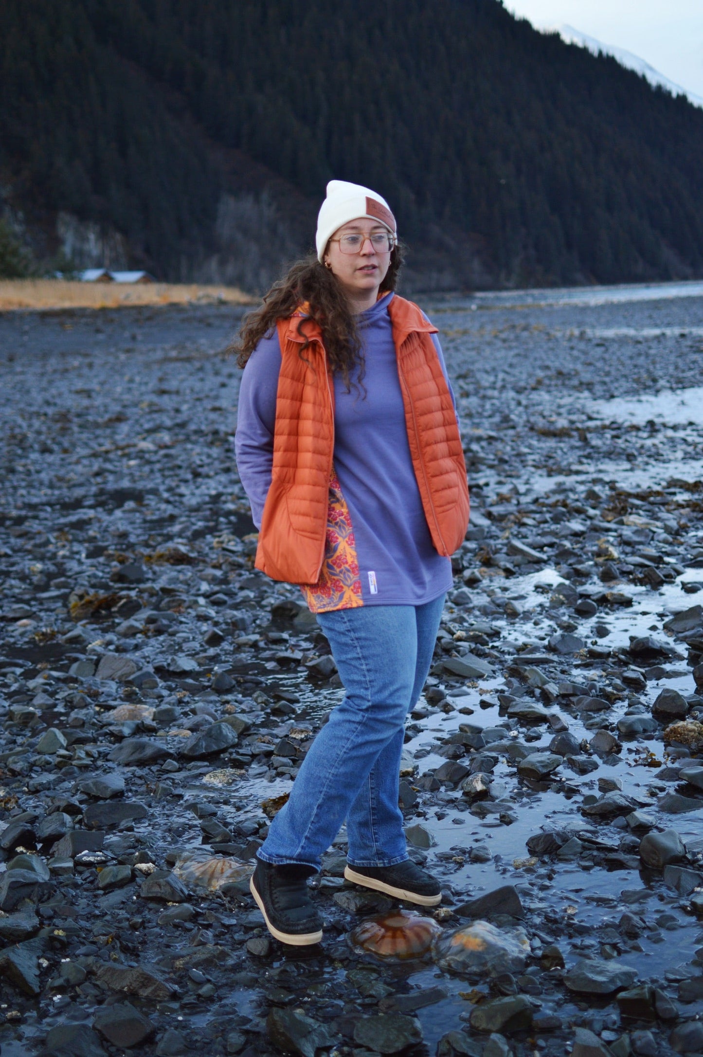 Fireweed Glow Soft Fabric Tunic