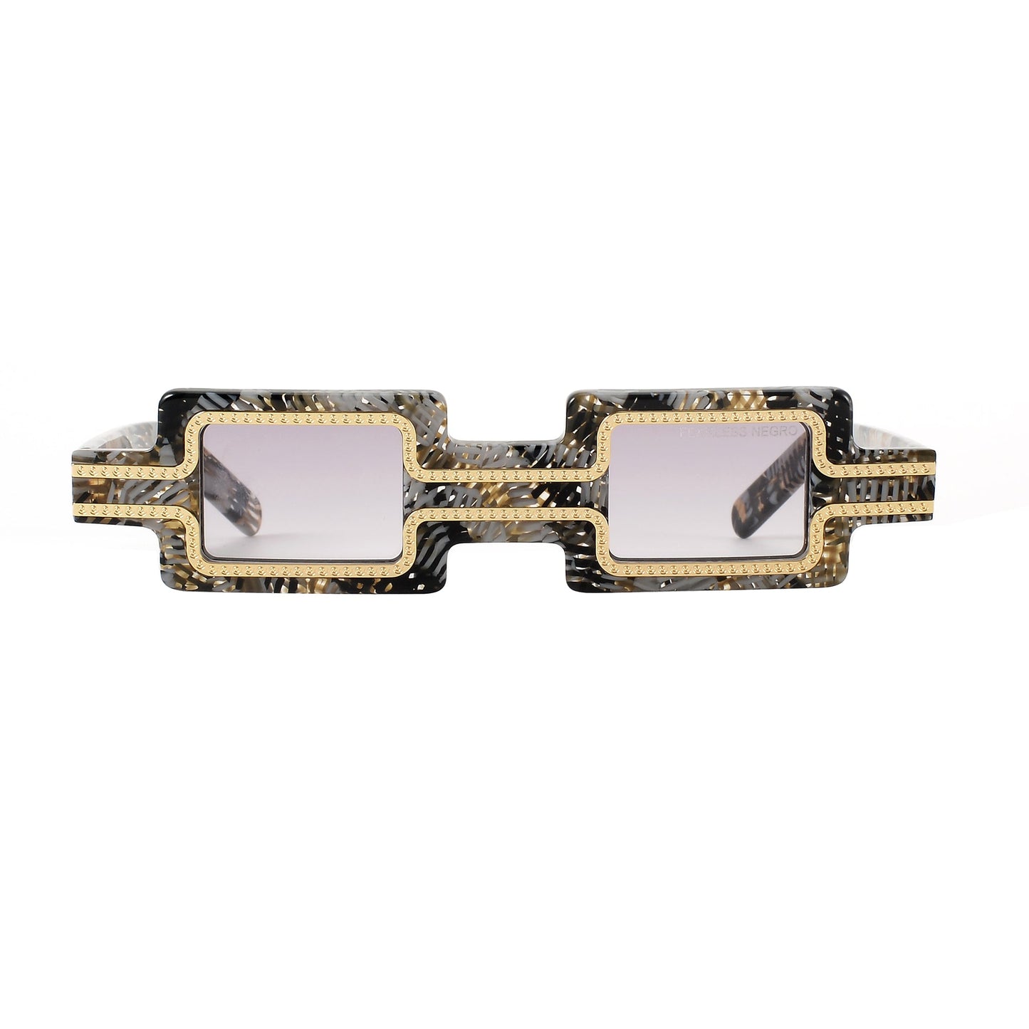 UV Protection Clear Lens Sunglasses Creator Limited Edition EENY EYEWEAR x FEARLESS NEGRO
