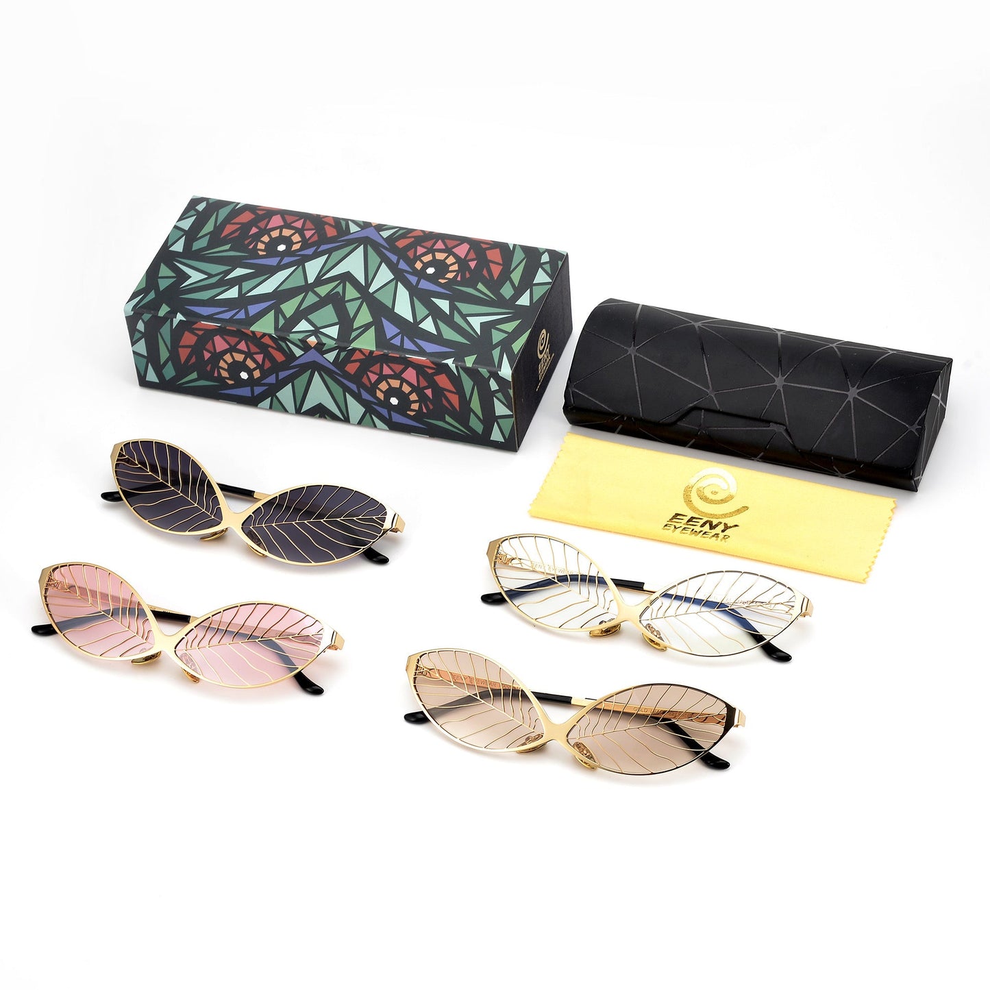 Gold Leaf Blue Light Protection Sunglasses EENY EYEWEAR