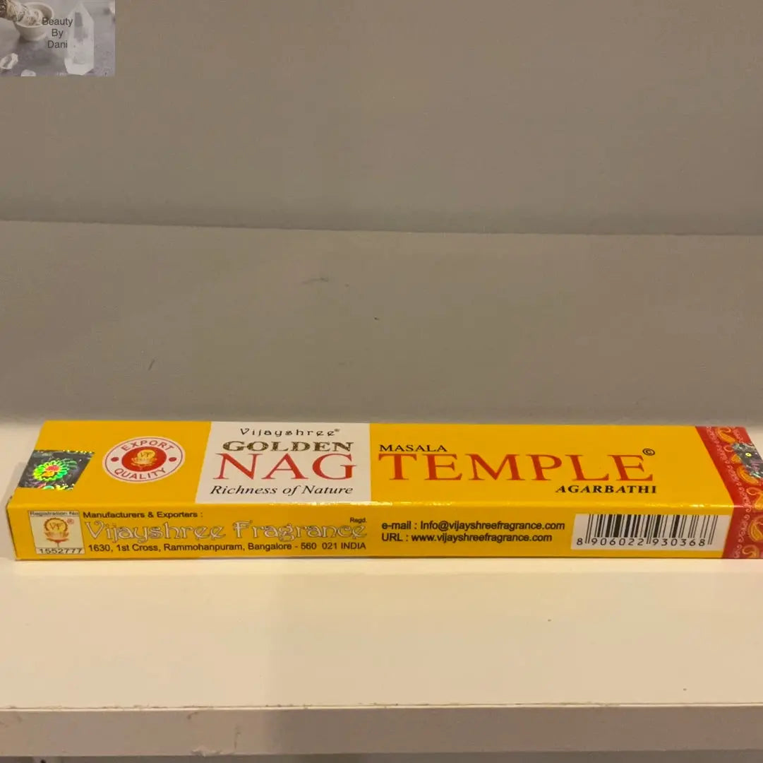 Golden Incense Sticks Fragrant Incense Sticks Vijayshree