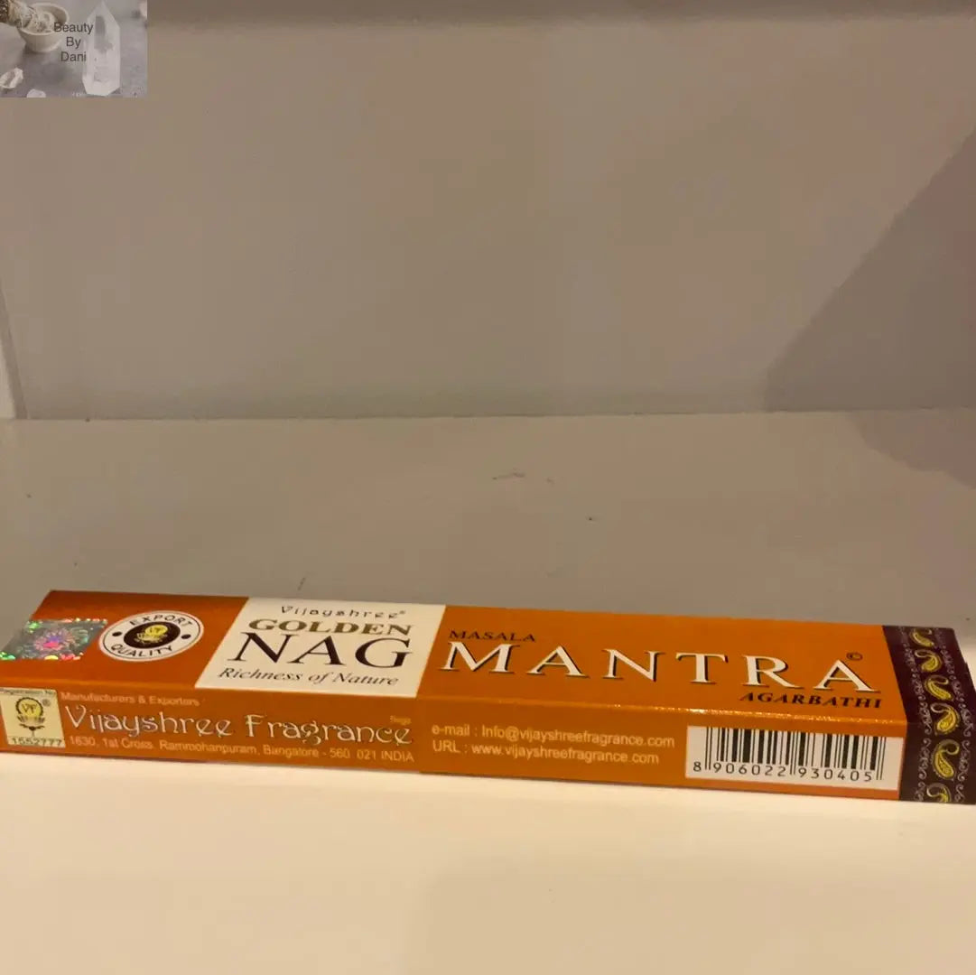 Golden Incense Sticks Fragrant Incense Sticks Vijayshree
