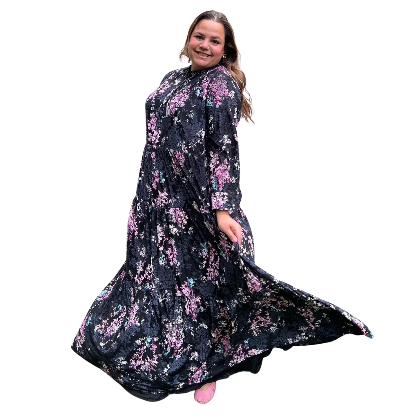 Maxi Dress Elegant Full-Lined SW12