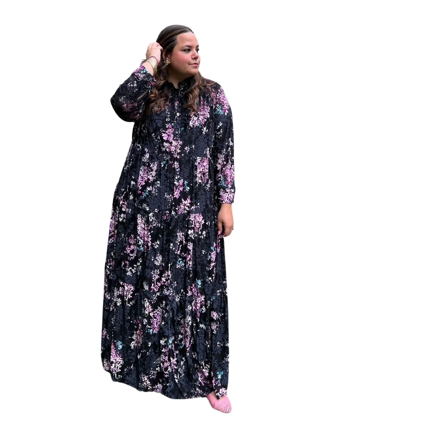 Maxi Dress Elegant Full-Lined SW12