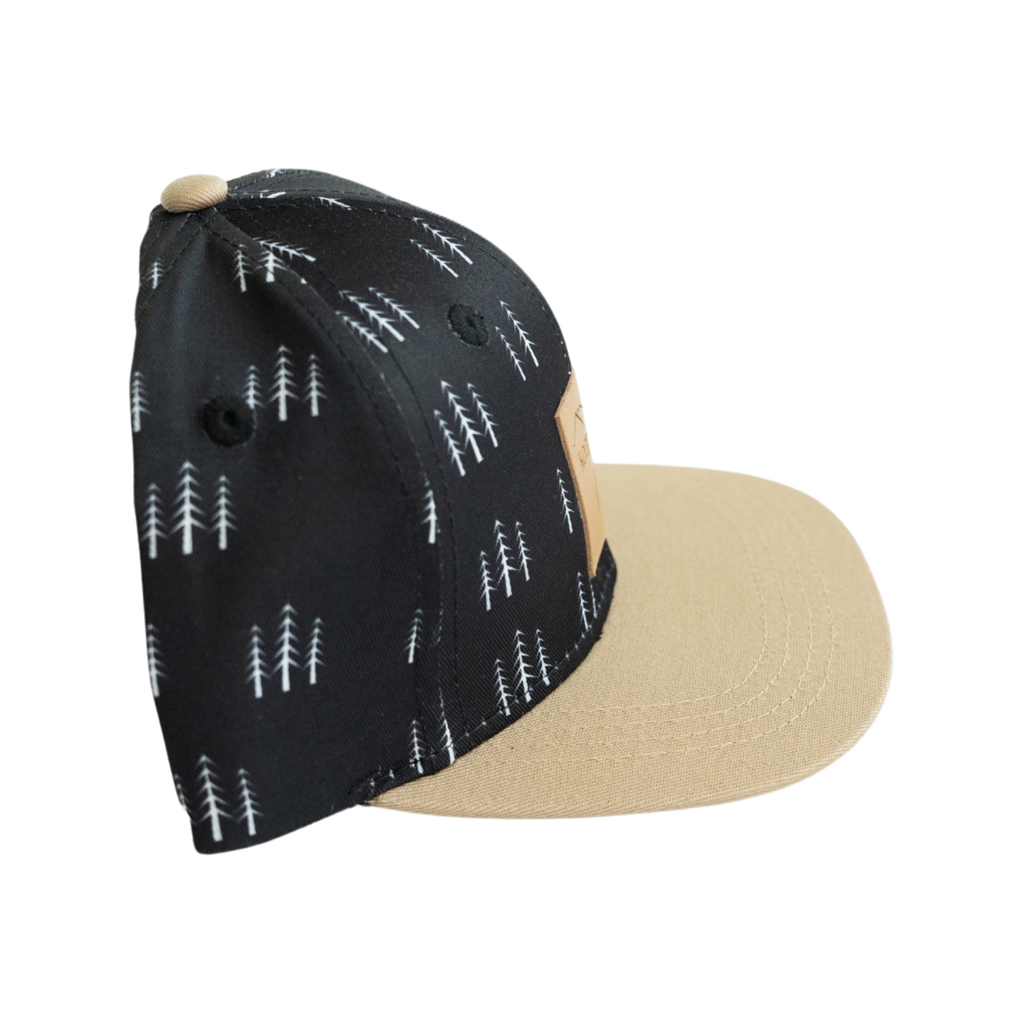 Black Forest Leather Patch Snapback Hat Kids