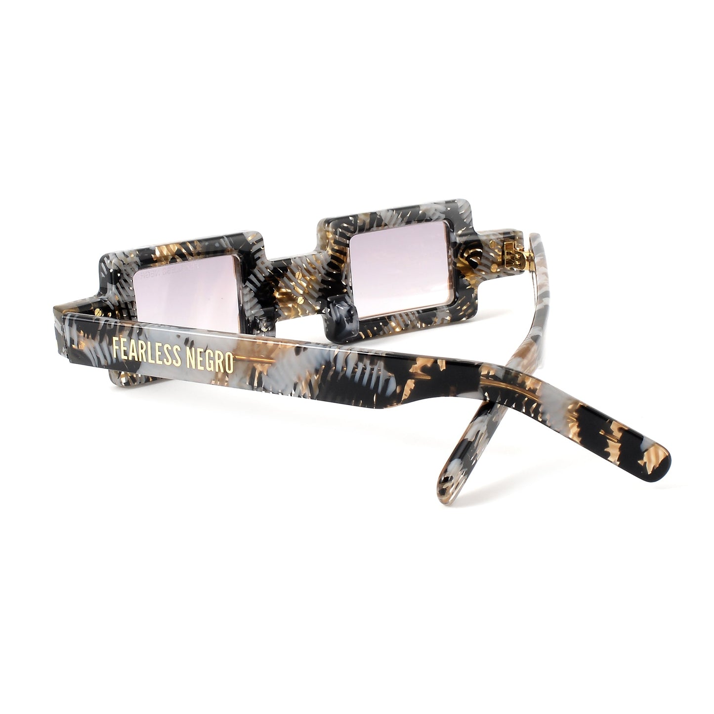 UV Protection Clear Lens Sunglasses Creator Limited Edition EENY EYEWEAR x FEARLESS NEGRO