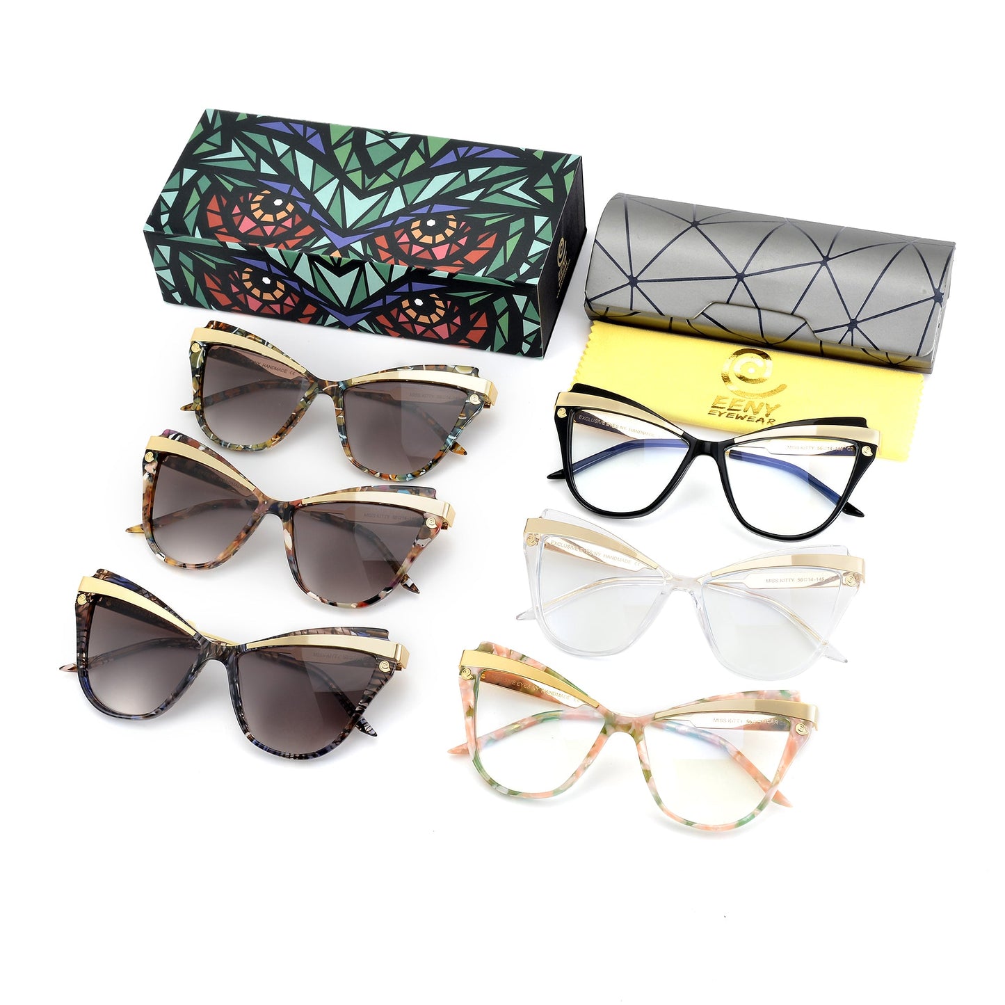 MISS KITTY 400 UV Protection Sunglasses with Blue Light Protection EXCLUSIVE EYES INC