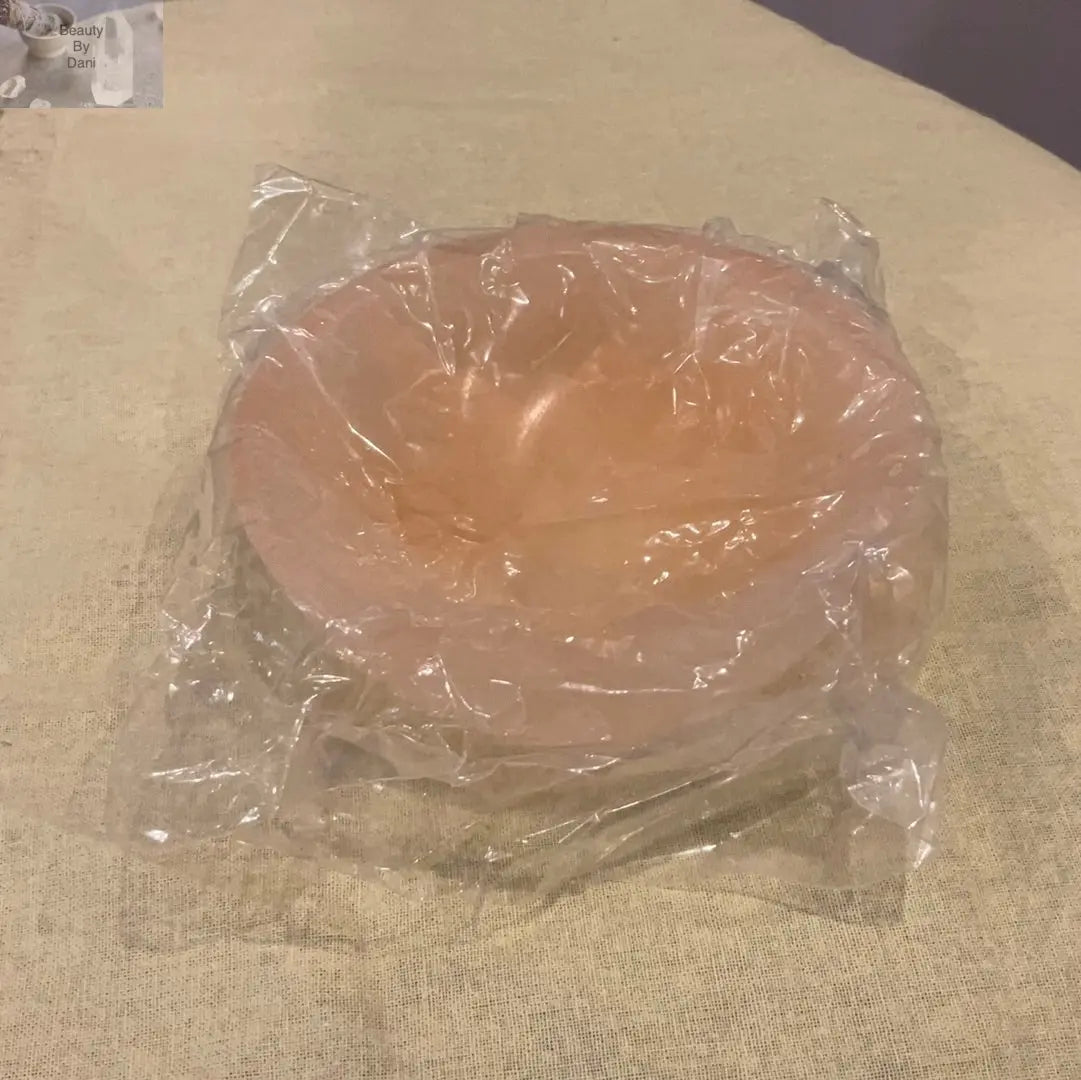 Peach Selenite Elegant Energy Cleansing Bowl