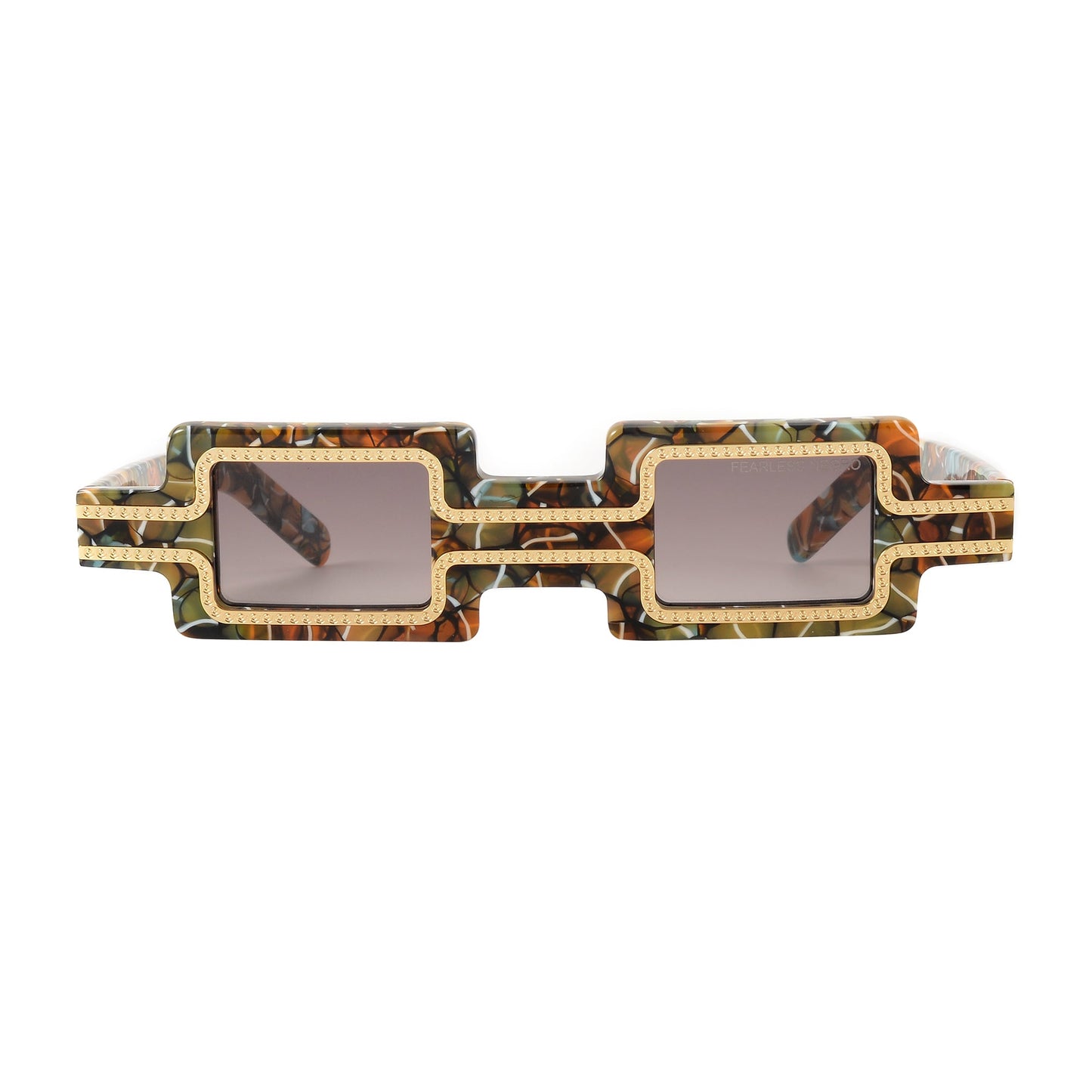 UV Protection Clear Lens Sunglasses Creator Limited Edition EENY EYEWEAR x FEARLESS NEGRO