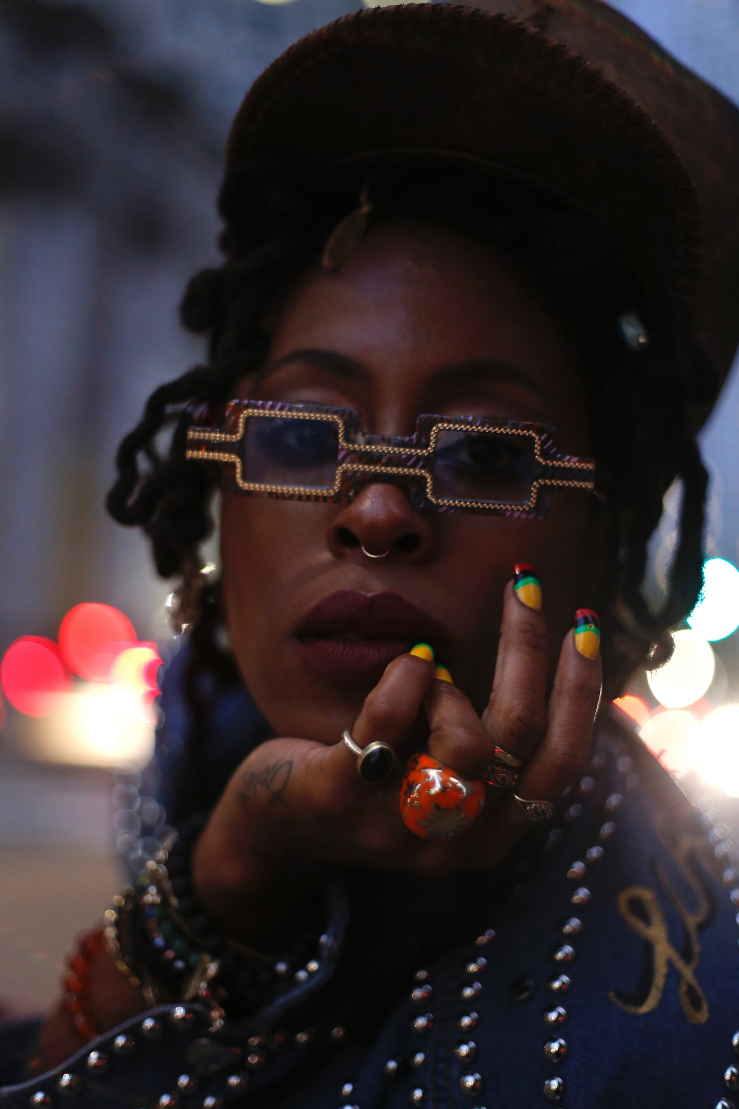 UV Protection Clear Lens Sunglasses Creator Limited Edition EENY EYEWEAR x FEARLESS NEGRO