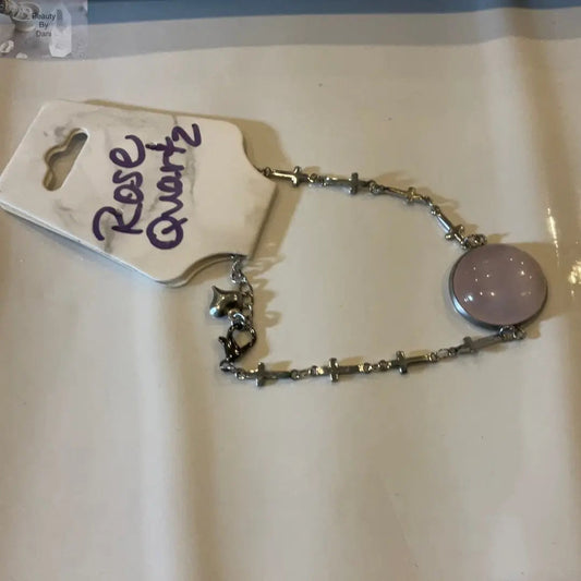 Rose Quartz Natural Healing Bracelet by Beauty by Dani