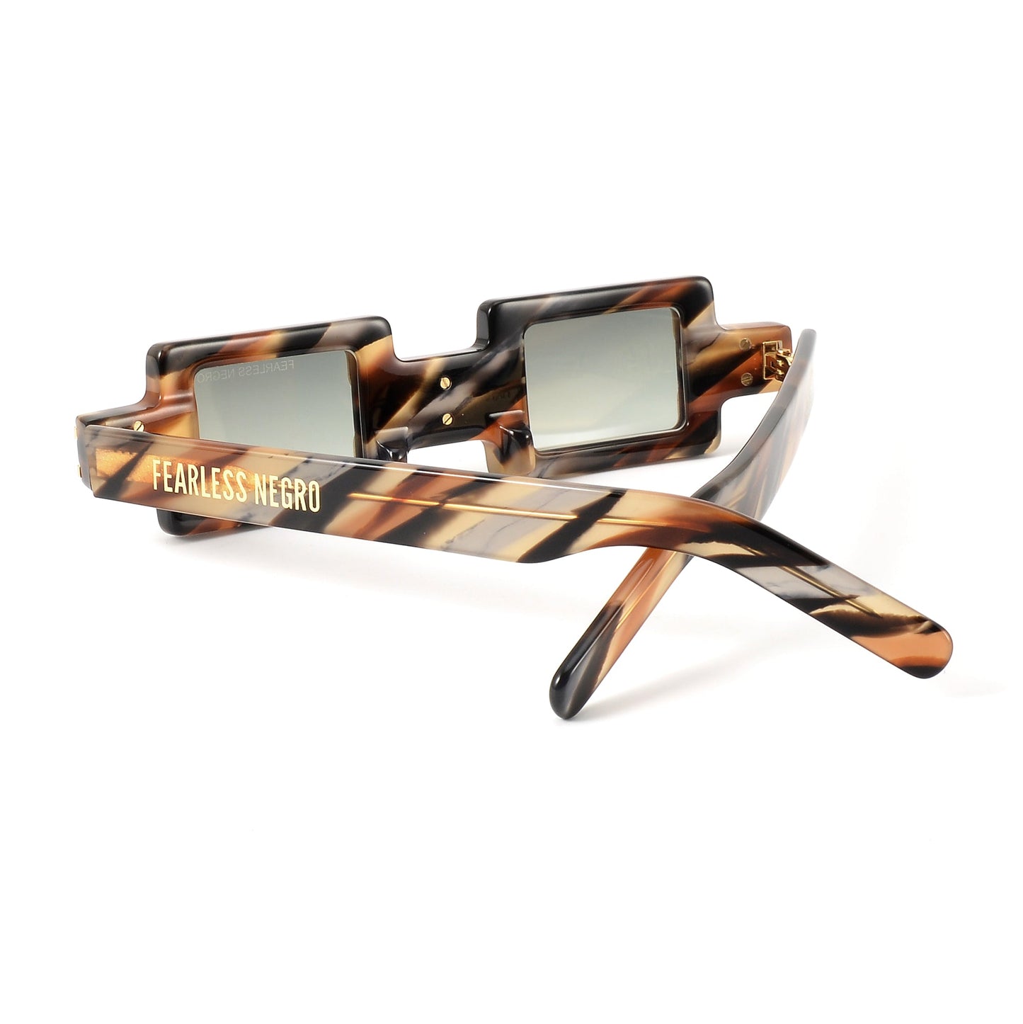 UV Protection Clear Lens Sunglasses Creator Limited Edition EENY EYEWEAR x FEARLESS NEGRO