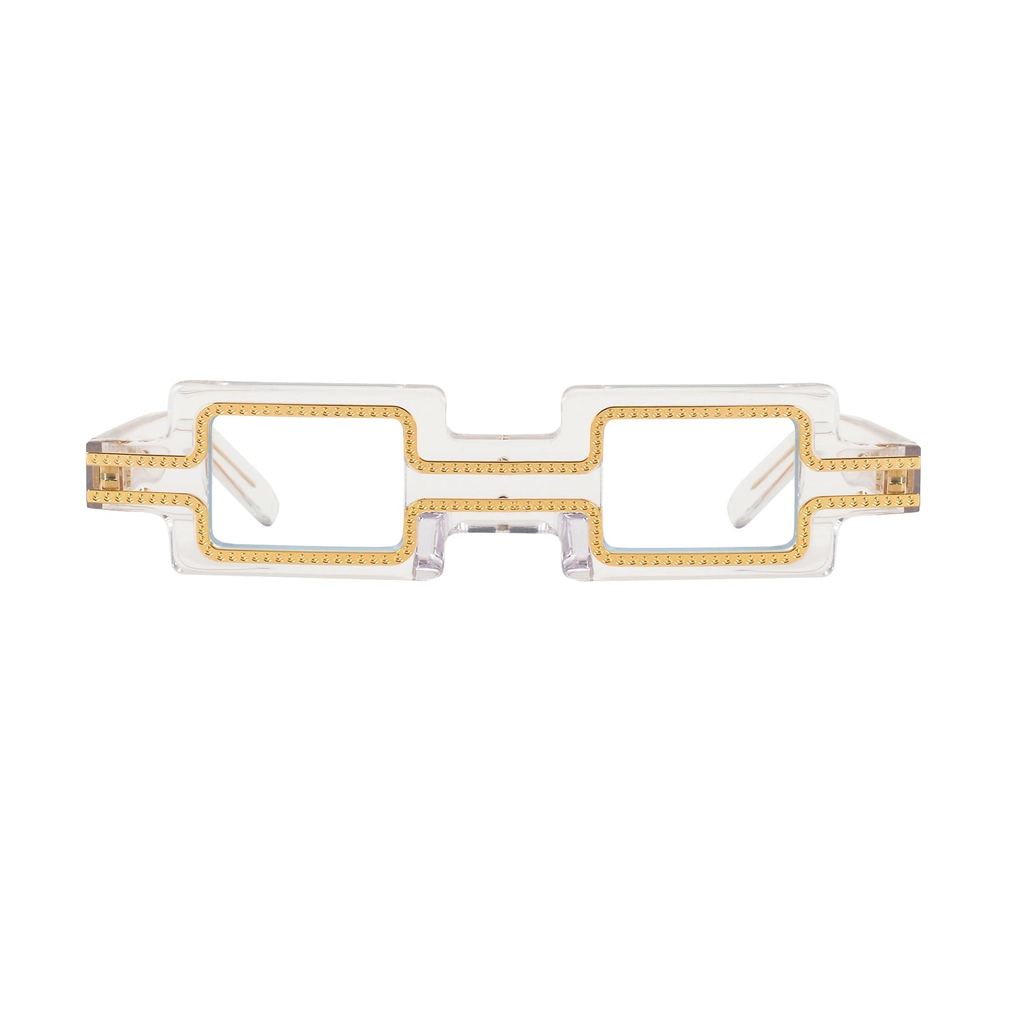 UV Protection Clear Lens Sunglasses Creator Limited Edition EENY EYEWEAR x FEARLESS NEGRO