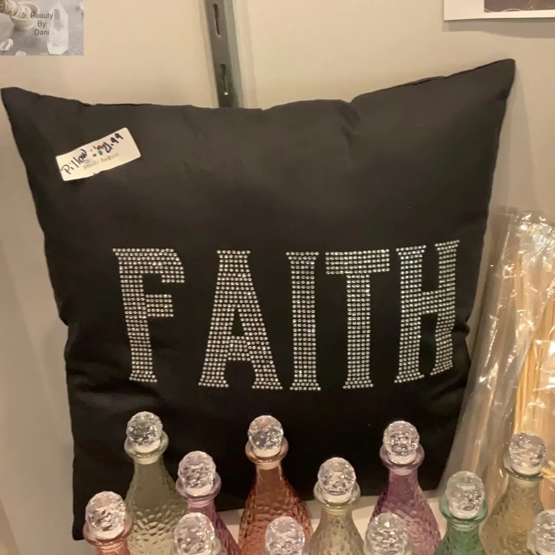 Inspirational Cotton Comfort Pillow Beauty by Dani