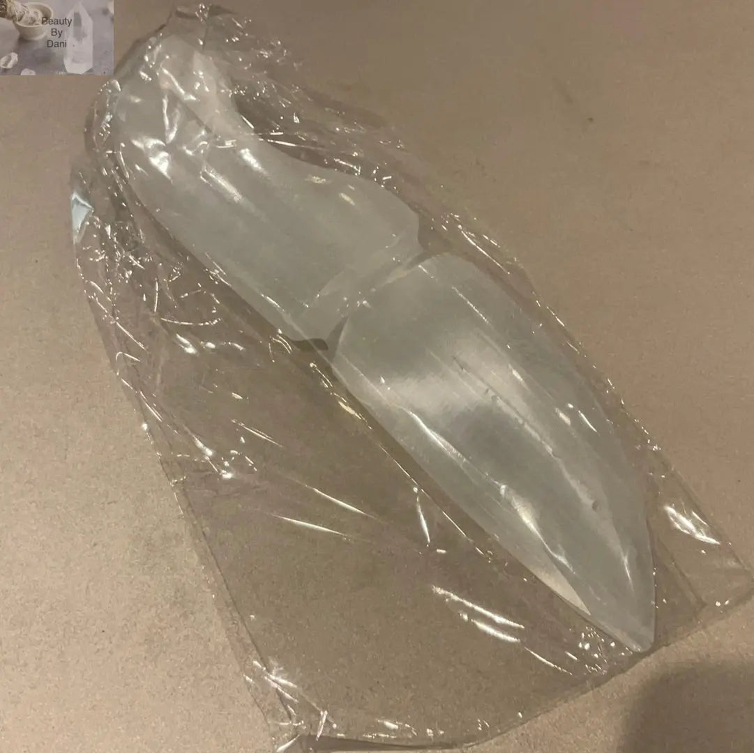 Selenite 5-Inch Small Knife by Beauty by Dani