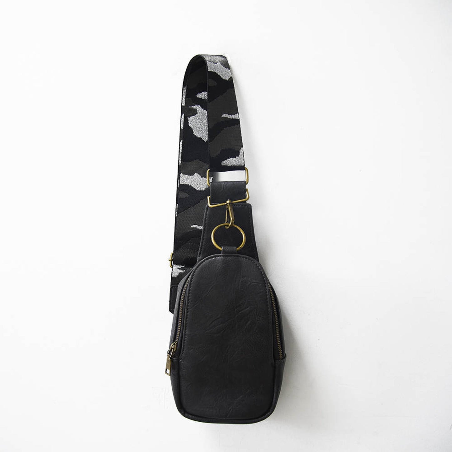 Isla Sling Bag Dark Gray with Guitar Strap Babs+Birdie