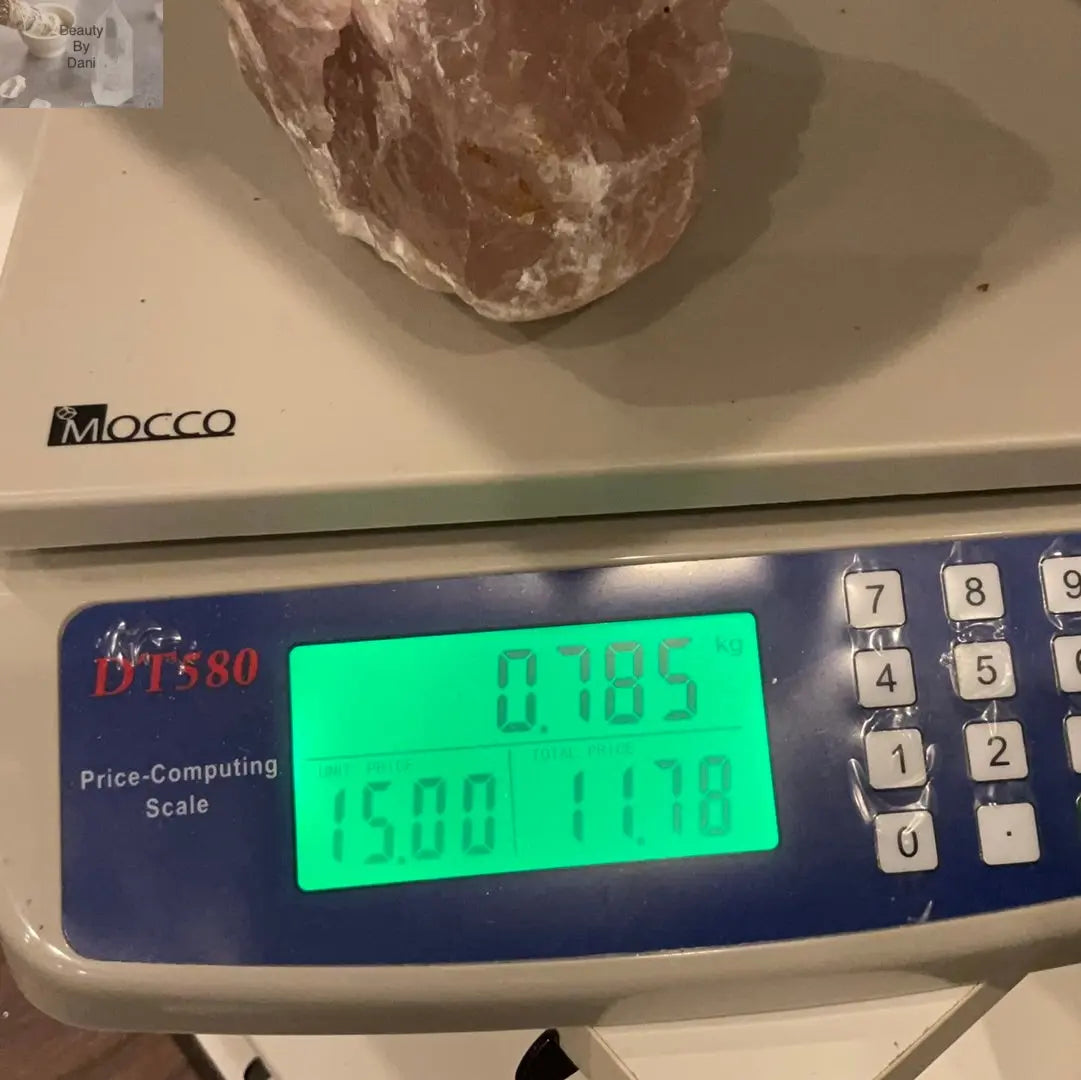Rose Quartz Crystal 0.785 kg - Natural Stone