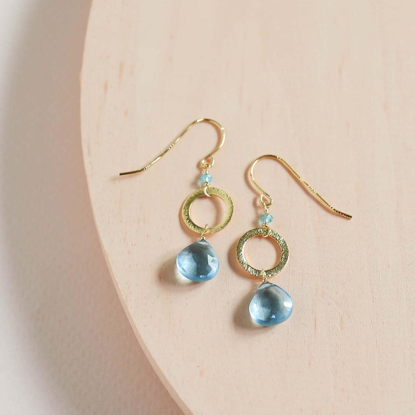 Aquamarine Quartz Airie Earring