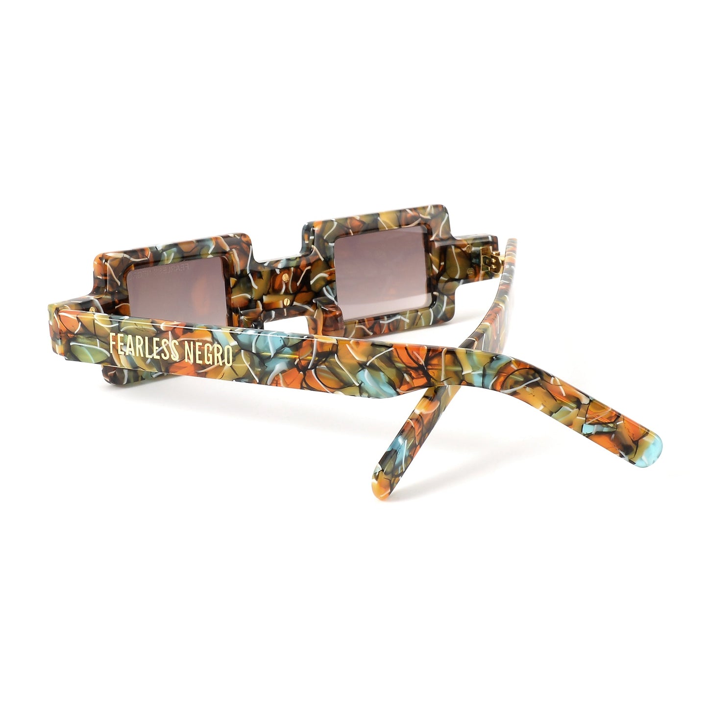 UV Protection Clear Lens Sunglasses Creator Limited Edition EENY EYEWEAR x FEARLESS NEGRO