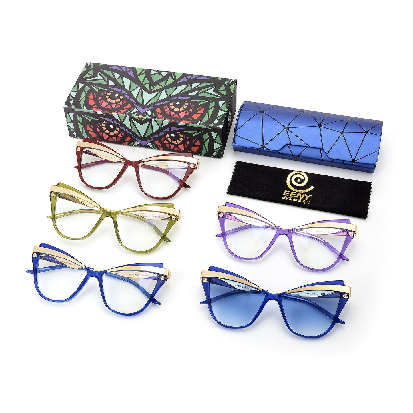 MISS KITTY 400 UV Protection Sunglasses with Blue Light Protection EXCLUSIVE EYES INC