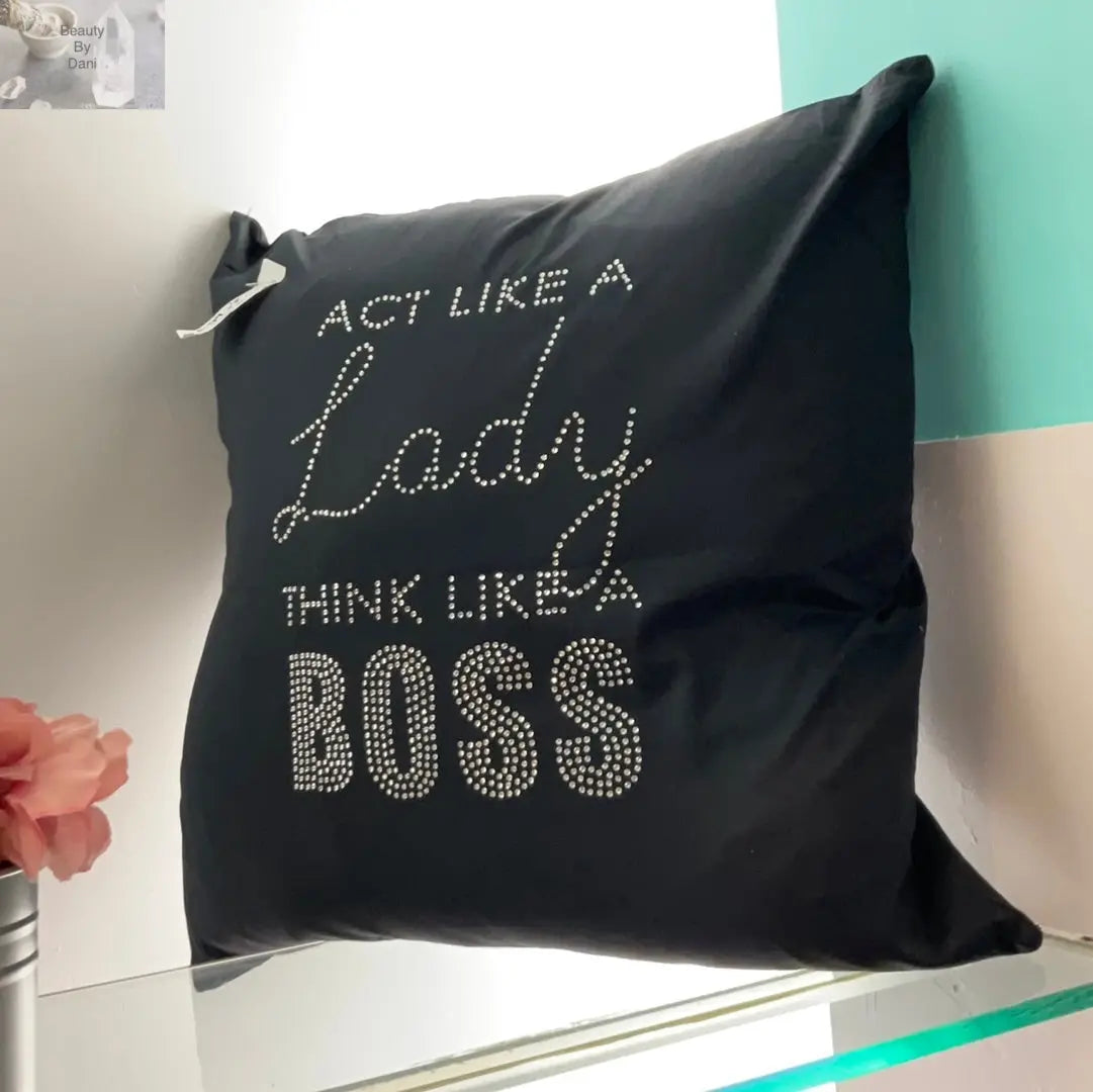 Inspirational Cotton Comfort Pillow Beauty by Dani