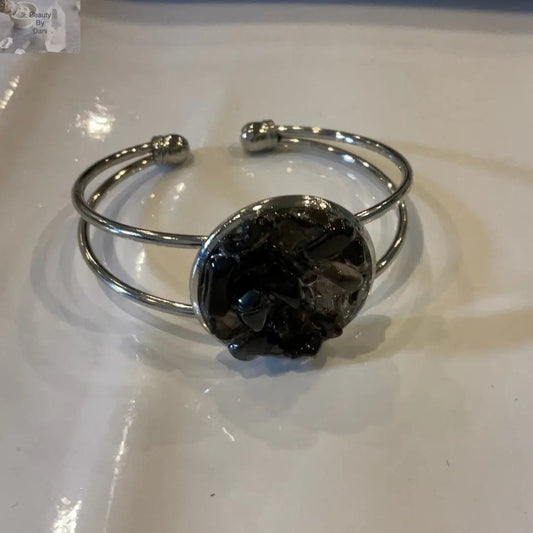 Smokey Quartz Natural Adjustable Bracelet Beauty by Dani
