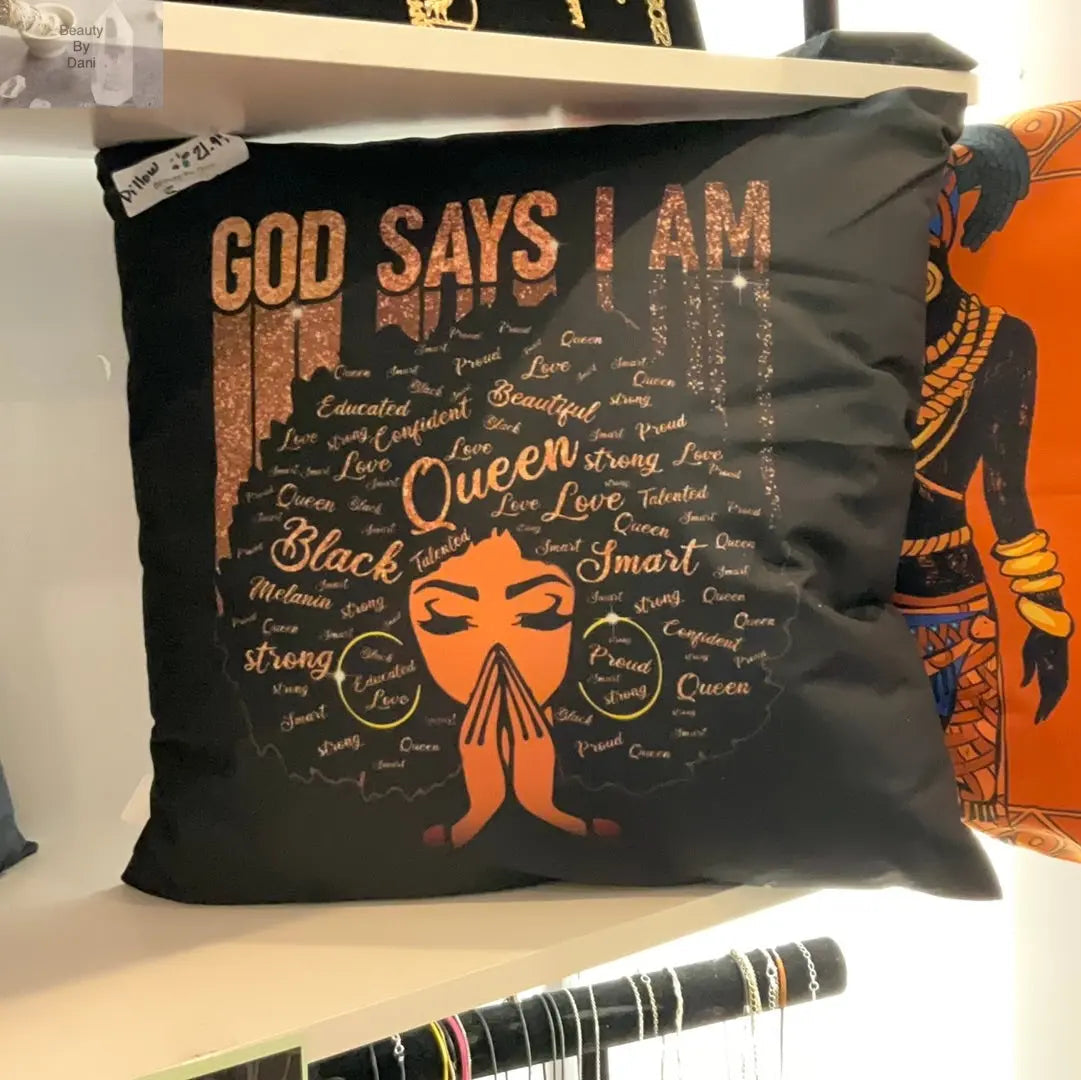 Inspirational Cotton Comfort Pillow Beauty by Dani