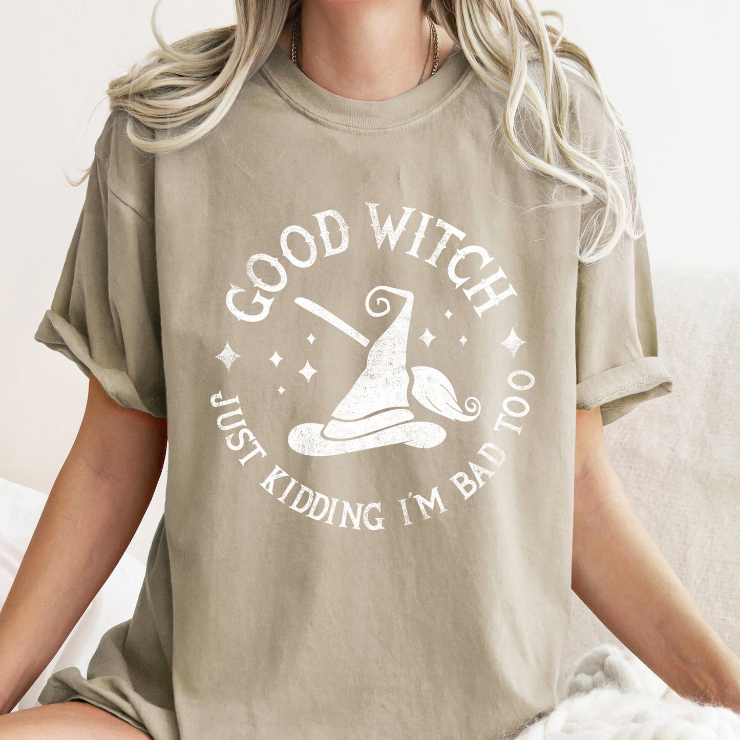 Good Witch Retro Halloween Comfort Colors Tshirt