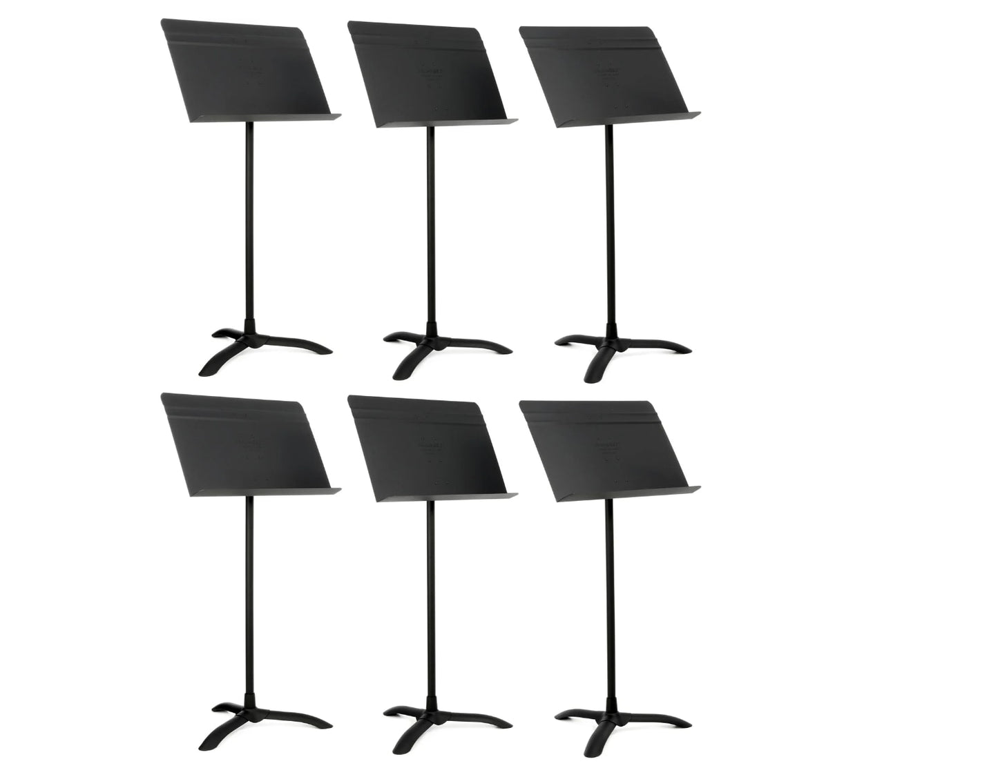 Manhasset Adjustable Music Stand 6-pack Symphony Model 48 Black