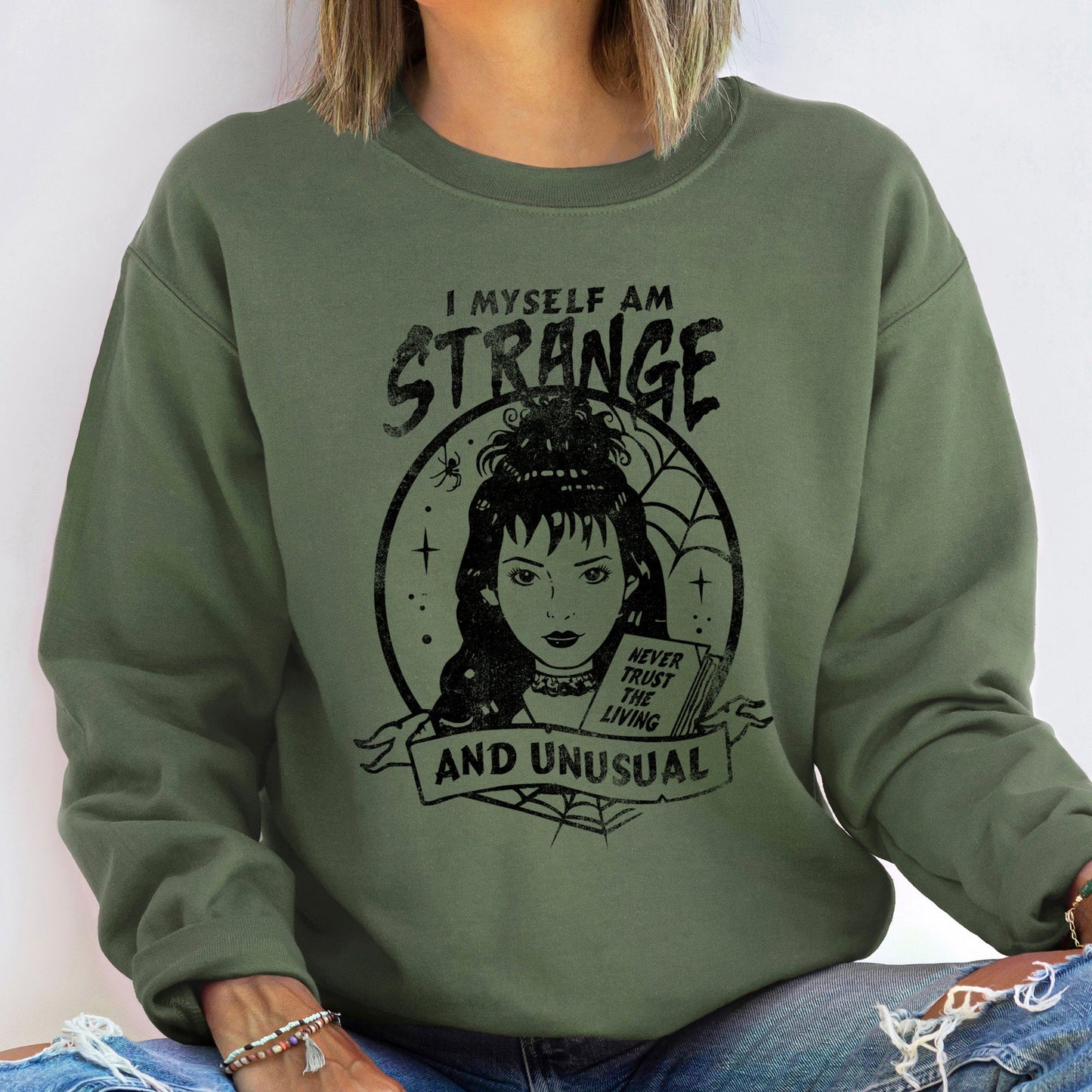 Strange And Unusual Halloween Sweatshirt