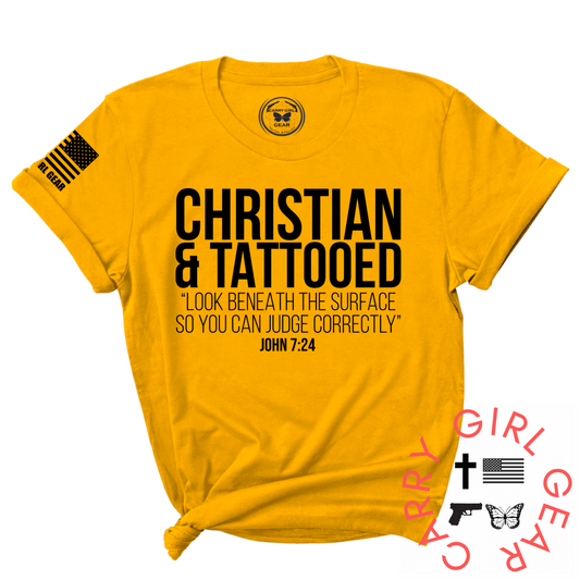 Ink & Faith Soft Cotton Tee Women's and Unisex Cut
