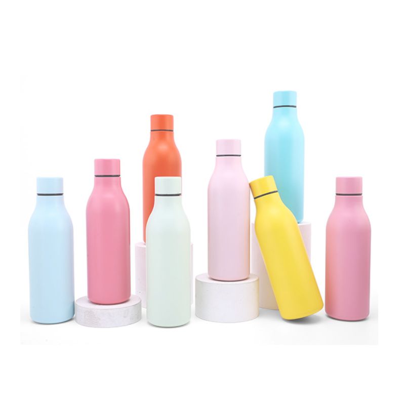 Insulated Colorful Water Bottle Double Stainless Steel Coating