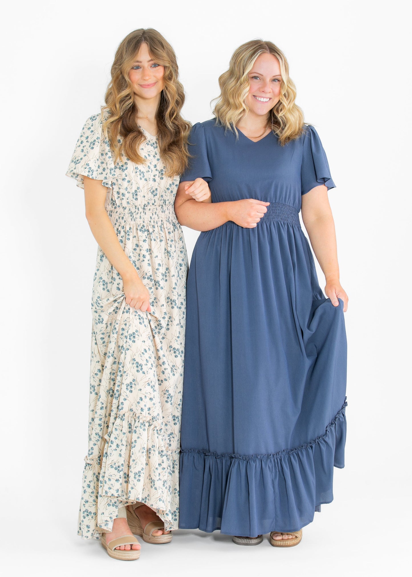 Floral V-Neck Maxi Dress Isabella