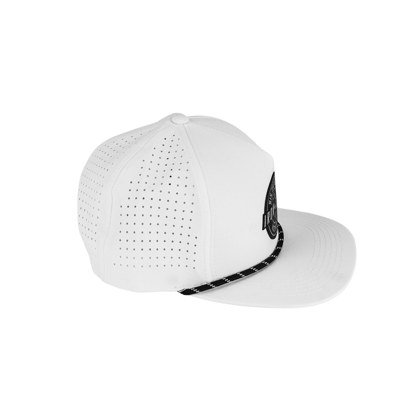 Win The Battle White Snapback Hat