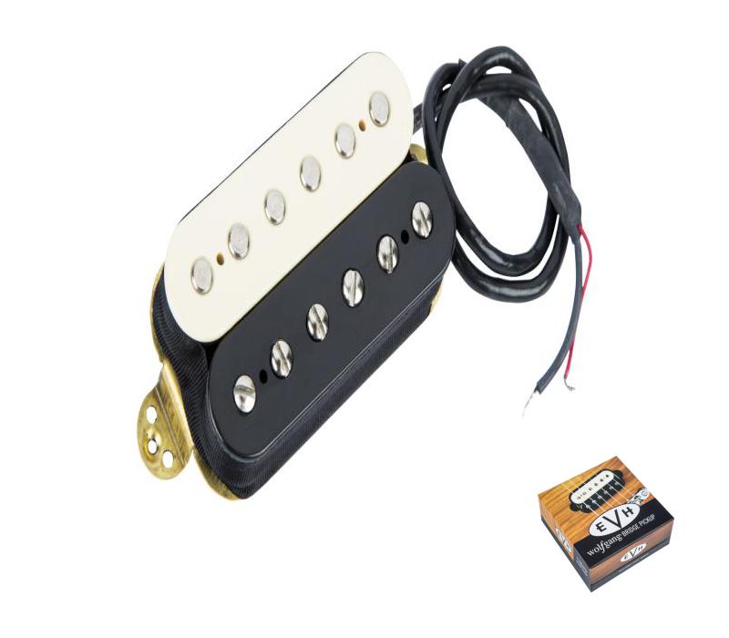 EVH Wolfgang Bridge Humbucker Pickup Black and White Guitar Pickup